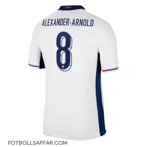 England Alexander-Arnold #8 Hemmatröja EM 2024 Kortärmad